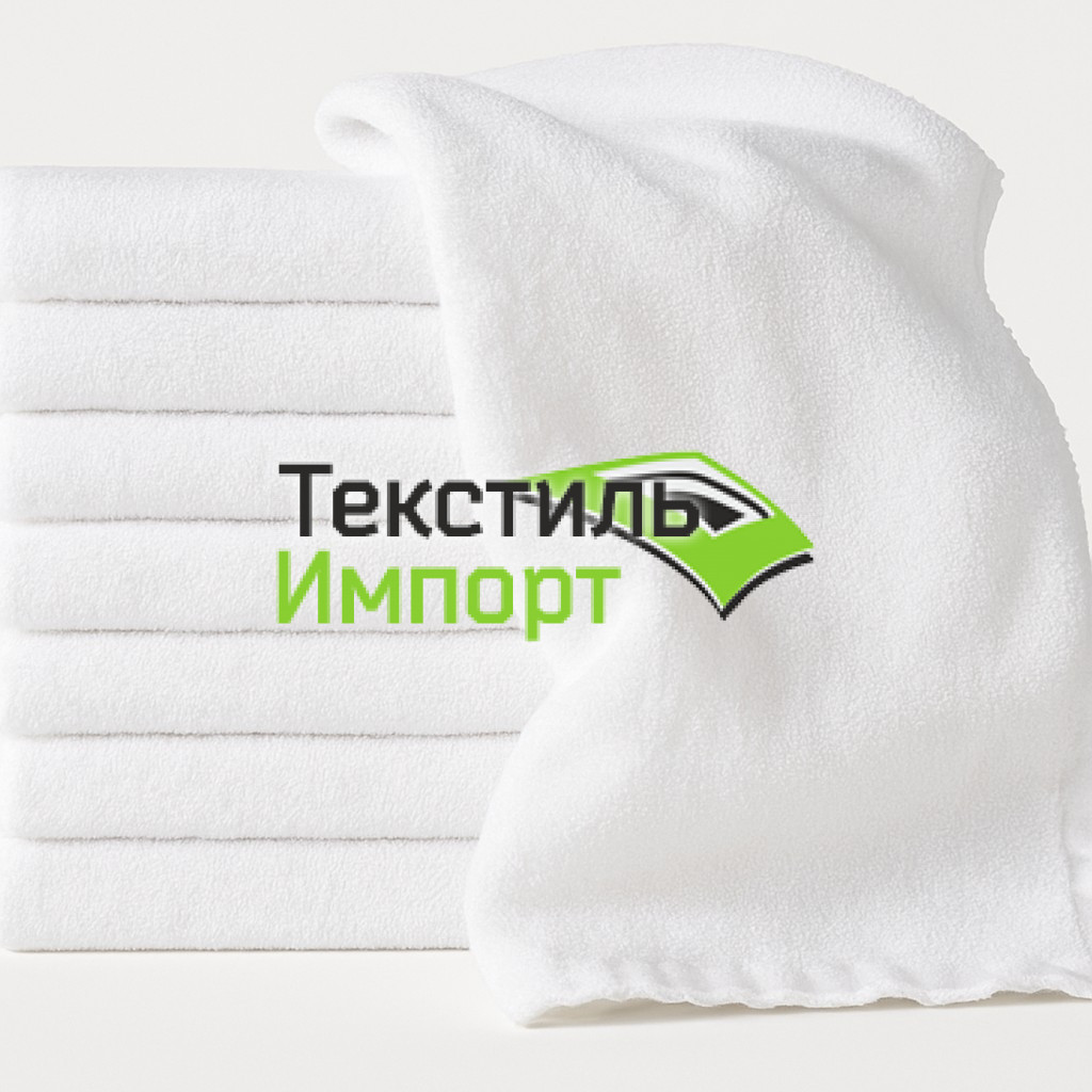Новые белые махровые полотенца